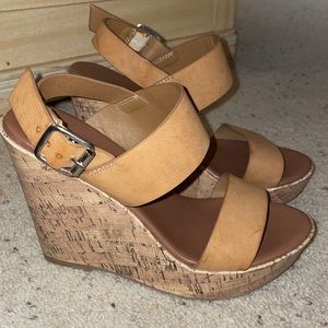 Target Tan Platform Wedges